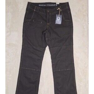 Dovetail Workwear Women’s Utility Pants 18x32 Brown Canvas Workwear NWT